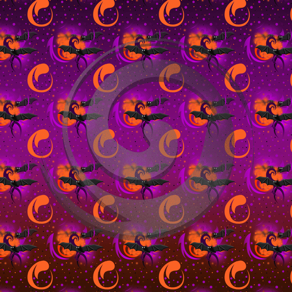 Halloween - Patterned HTV (Vibrant Neons - 10 Designs) - ScriptDesigns - 2