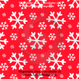 Christmas Red & Green - Patterned Adhesive Vinyl (16 Designs) - ScriptDesigns - 1