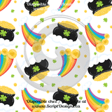 Irish Luck - Patterned Adhesive Vinyl  (12 Different designs available)